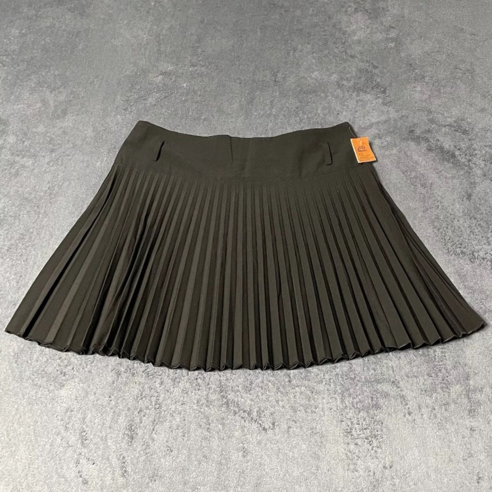 Donutz INC Skirt Juniors 13 Black Pleated Goth Punk School Girl Mini Academia